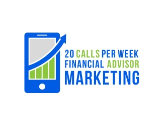 20CallsPerWeek Financial Advisor Marketing logo design by nexgen