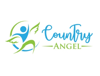 Country Angel  logo design by MAXR