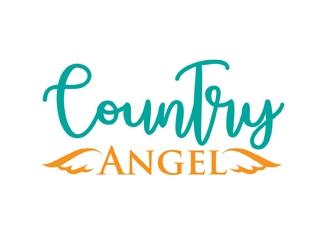 Country Angel  logo design by MAXR