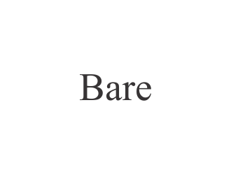 Bare logo design by haidar