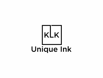 KLK Unique Ink logo design by eagerly