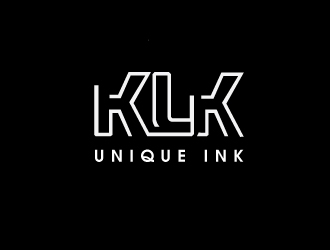 KLK Unique Ink logo design by Suvendu