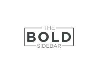 The Bold Sidebar logo design by bricton
