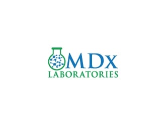 MDx Laboratories logo design by dhika