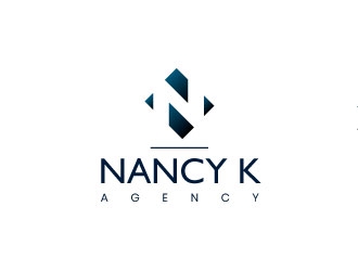 Nancy K Agency logo design by Chowdhary