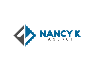 Nancy K Agency logo design by pencilhand