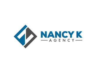 Nancy K Agency logo design by pencilhand