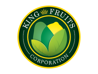 King Fruits Corporation SAS logo design by spiritz