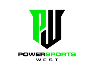 Powersports West logo design by cintoko