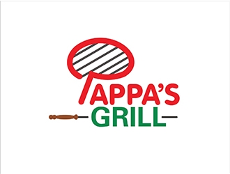 Pappa’s Grill logo design by sanscorp