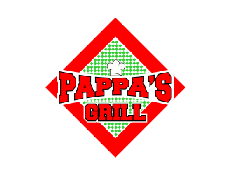 Pappa’s Grill logo design by stark