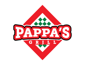 Pappa’s Grill logo design by pencilhand