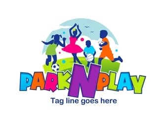 Park N Play logo design by DreamLogoDesign