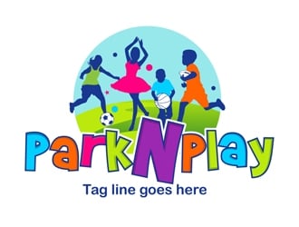 Park N Play logo design by DreamLogoDesign