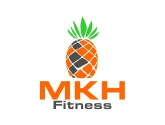 MKH Fitness  logo design by ElonStark
