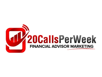 20CallsPerWeek Financial Advisor Marketing logo design by jaize