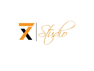 7x Studios logo design by Erasedink