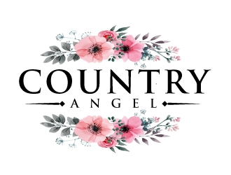 Country Angel  logo design by fantastic4
