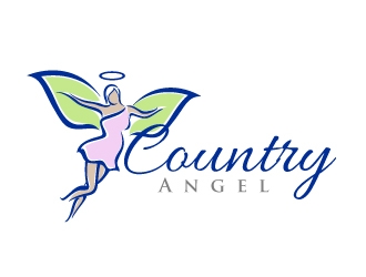 Country Angel  logo design by fantastic4