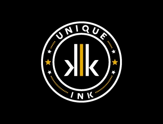 KLK Unique Ink logo design by dshineart