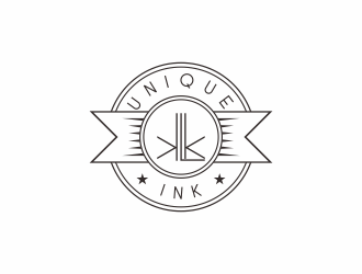 KLK Unique Ink logo design by huma