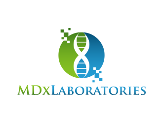 MDx Laboratories logo design by lexipej