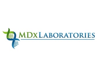 MDx Laboratories logo design by nexgen