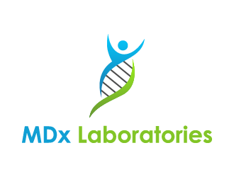 MDx Laboratories logo design by BrightARTS