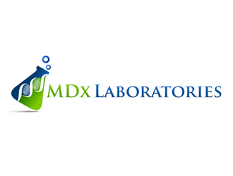 MDx Laboratories logo design by megalogos