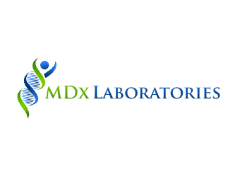 MDx Laboratories logo design by megalogos
