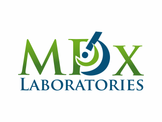 MDx Laboratories logo design by Mahrein
