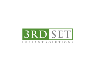 3rdSet Implant Solutions logo design by bricton