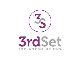 3rdSet Implant Solutions logo design by RIANW