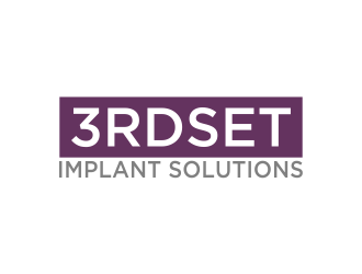 3rdSet Implant Solutions logo design by oke2angconcept