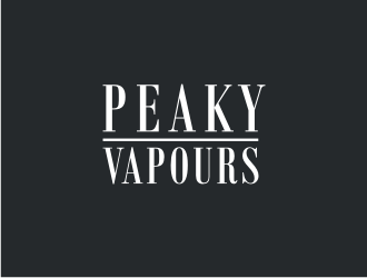 Peaky Vapours logo design by bricton