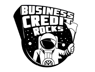 Business Credit Rocks  logo design by DreamLogoDesign