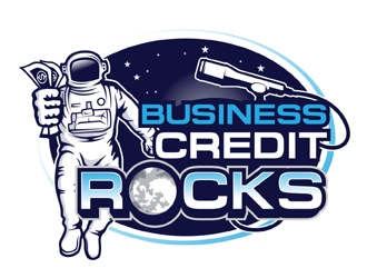 Business Credit Rocks  logo design by MAXR
