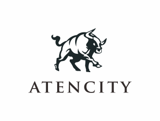 Atencity logo design by huma