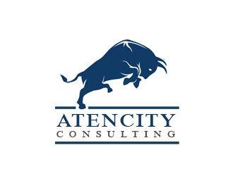 Atencity logo design by nikkl