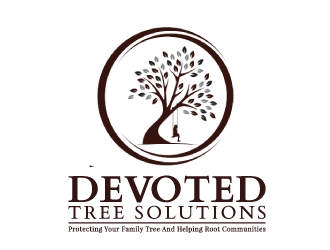 Devoted Tree Solutions logo design by nehel