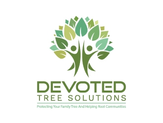 Devoted Tree Solutions logo design by nehel