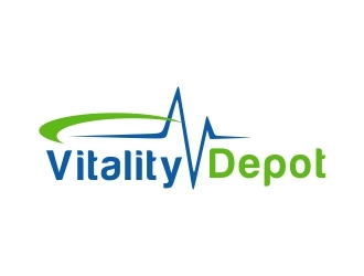 Vitality Depot logo design by ElonStark