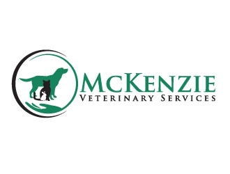 McKenzie Veterinary Services logo design by J0s3Ph
