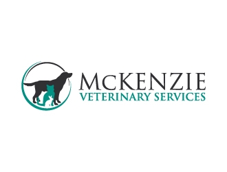 McKenzie Veterinary Services logo design by Aelius