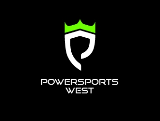 Powersports West logo design by Mbelgedez
