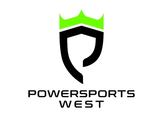 Powersports West logo design by Mbelgedez