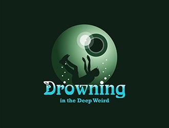 Drowning in the Deep Weird logo design by gitzart
