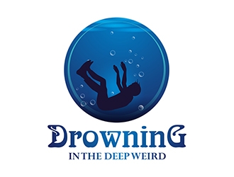 Drowning in the Deep Weird logo design by gitzart