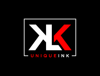 KLK Unique Ink logo design by denfransko