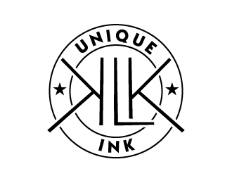 KLK Unique Ink logo design by Art_Chaza